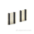 Conector de cabeçalho de pino de 2,0 mm fileira dupla reta